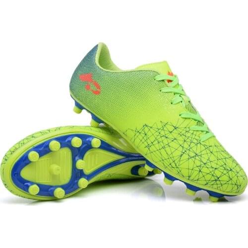 Men Kids Football Shoes TF Soccer Cleats Sports Training Soccer Shoes Outdoor Lawn Sport Training Sneakers Size 33-44