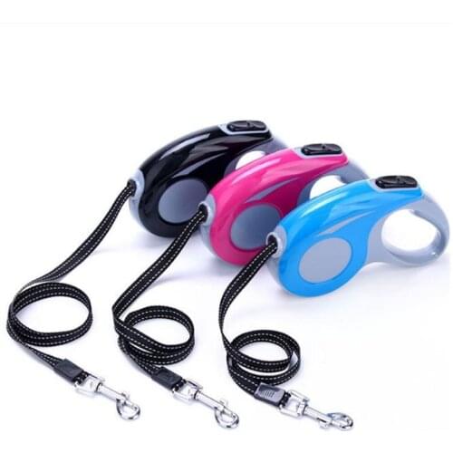 3m 5m Long Strong Pet Leash For Large Dogs Durable Nylon Retractable Big Dog Walking Leash Leads Automatic Extending Dog Leash
