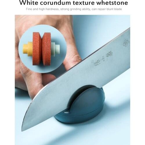 Knife Sharpener Multifunction Cartoon Design Stable Mini Knife Sharpener Kitchen Tools Grindstone Scissors Kitchen Gadgets