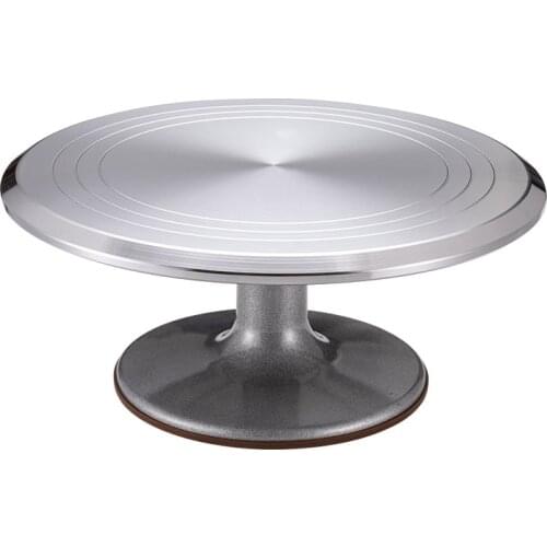 Cake Stand Baking Tool 12 Inch Mounted Cream Cake Table Turntable Rotating Table Stand Base Turn Around Decorating Table
