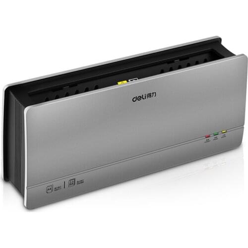 Deli 14670 A4 Portable Thermal binding machine Hot melt binding machine 300mm width 22mm 240sheets thickness 220V 50HZ