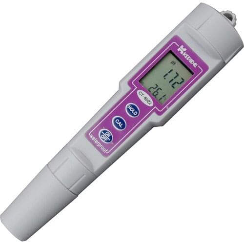 0~14PH Hand Held Digital PH Meters with Temperature Dual Display PH Tester Measuring Instrument CT-6022