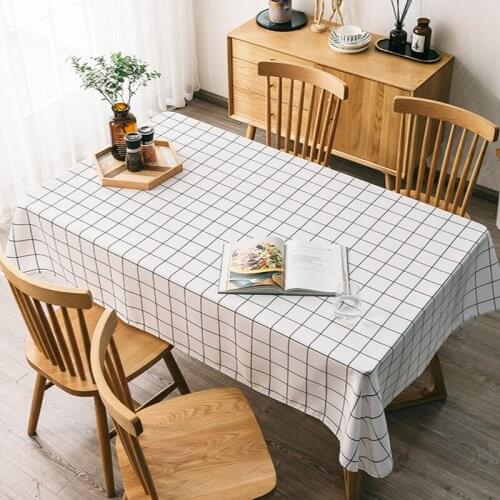 Waterproof Oilproof Plaid Hotel Picnic Table Rectangular Circular Table Covers Home Wedding Dining Tablecloth Nappe De Table