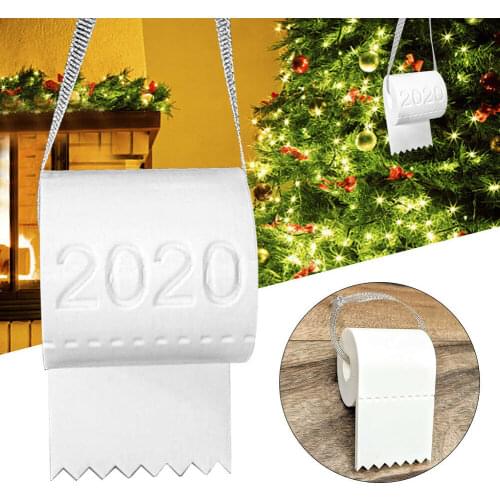 Toilet Paper Crisis Christmas Decor For Home 2021 Navidad Noel Christmas Ornaments Xmas Tree Decor Cristmas Gift New Year 2022