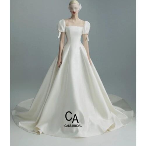 UNISWORD Satin Wedding Dresses