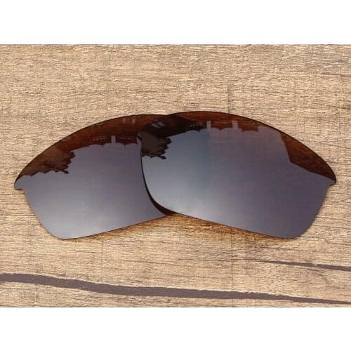 Vonxyz Bronze Brown Polycarbonate Replacement Lenses for-Oakley Flak Jacket Frame