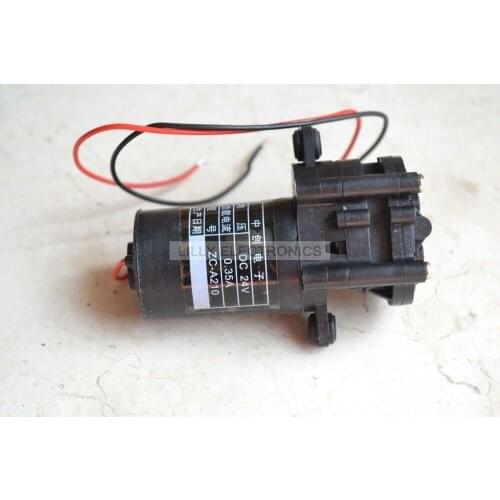 ZC-A210 Water Pump DC 24V Mini Plastic Gear Pump Self-Sucking (0-100 Degrees C)