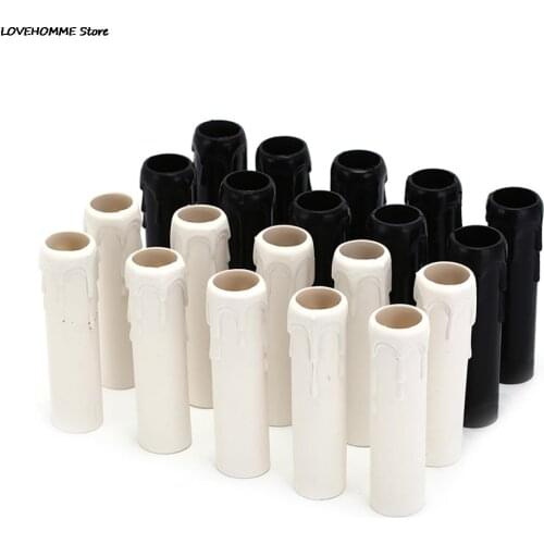 10Pcs/Lot,Chandelier Part Candle Tube Table Lamp Base Candle Tube Lamp Candle Lamp Holder Base Sleeve Candle Bulb Base Cover