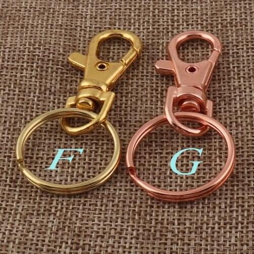 10 PCS Lobster Swivel Clasps with Key Ring,60MM Bag Purse Strap Hook Handbag Swivel Snap connector charm Hook