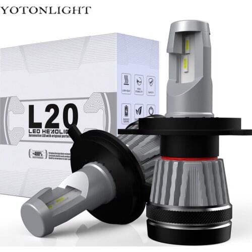 Super Mini Led Lights For Car H4 Lamps H7 H11 Bulbs H1 Led Headlight Hb3 Hb4 H3 9005 9006 Fog Hi Lo Beam 60W 8400Lm 6000K 12V