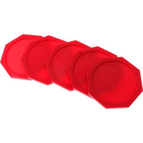 5Pcs Air Hockey Pucks Pucks for Full Size Air Hockey Tables