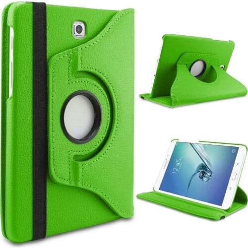 360 Degree Rotating Case for Samsung Galaxy Tab A 8.0 SM-T350 T351 T355 Tablet Cover PU Leather Case Folding Stand Flip Cover