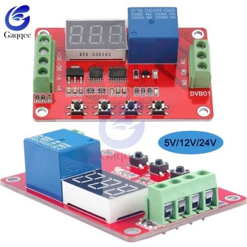 DC 5V 12V 24V Digital Voltage Comparator Voltmeter measurement charge discharge Monitor Controller Protection Module DVB01
