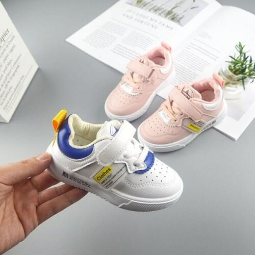 2021 CHILDRENS Shoes SOFT -Sole Anti-slip Small CHILDRENS Hot Selling White Shoes BOYS Girls Anti-slip Wear-Resistant Casual