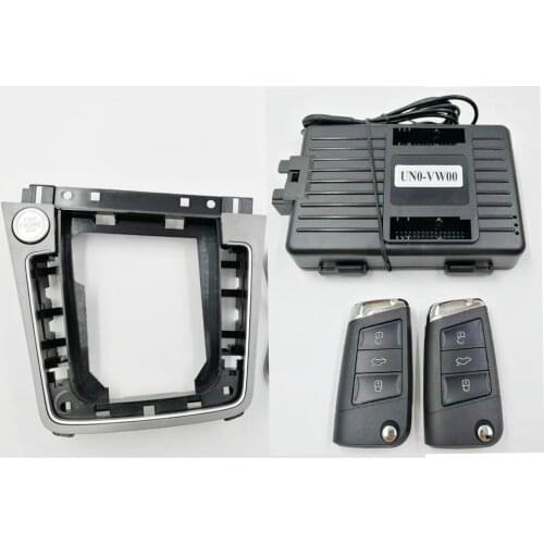 For Volkswagen GOLF 7 2013-2016 Car Add Push Button Start Stop Remote Key Start Stop Keyless Go System Mobilephone APP Control