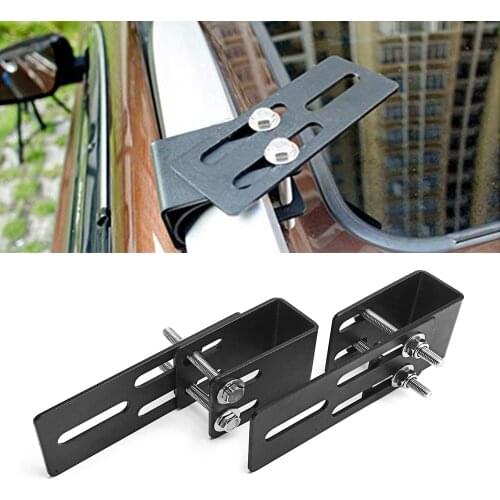 ECAHAYAKU 1 pair Car Luggage Mounting Bracket Vehicle Spotlight Strip Light Stand Roof Bag Rack For SUV Off Road Vehicle Durable