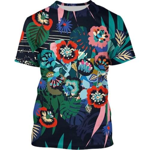 LIASOSO Graphic T-shirts Anime 3D Color Print T Shirt Men Women Harajuku Oversized T Shirt Kawaii Clothing