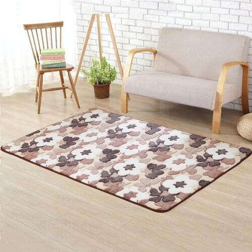 Coral velvet Bath Mats,All Size Non slip Mat Rug For Home Living Room Bedroom Kitchen,WC Mat Bathroom Rug Bedside Carpet