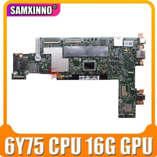 For Lenovo ThinkPad x1 Tablet laptop motherboard CPU 6Y75 16G full test free shipping FRU 01AW760 01AW761