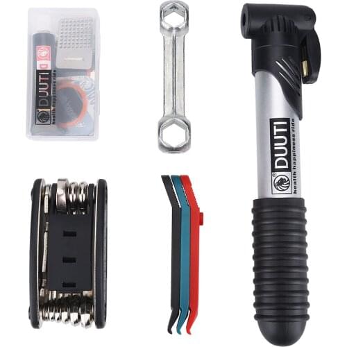 Mountain Bike Repair Kit Tool Storage Bag for Cycling Repairing Pack Box with Tools