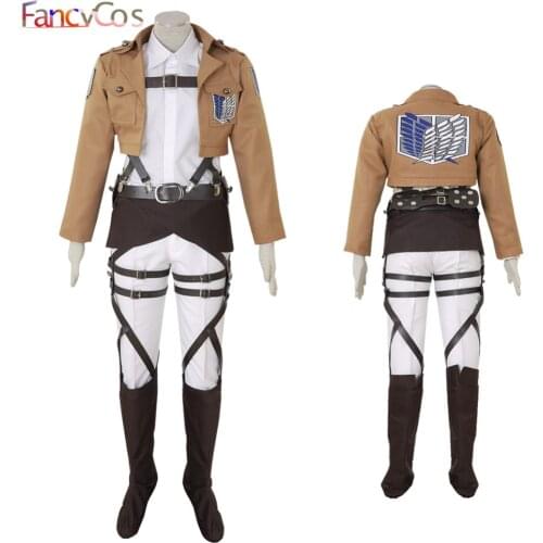 Attack on Titan Shingeki No Kyojin Armin Arlert Survey Corps Cosplay Costume Game Japanese Halloween Costumes for Women