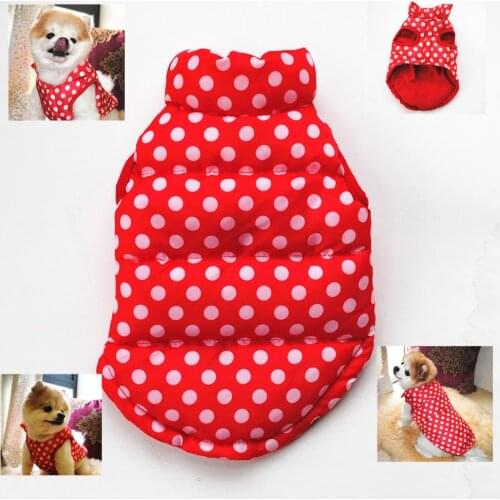 Pet Dog Clothes Winter Autumn Waterproof Puppy Vest Clothing For Dog Jacket For Dog Chihuahua Clothing Pet Clothes Dog Outfit
