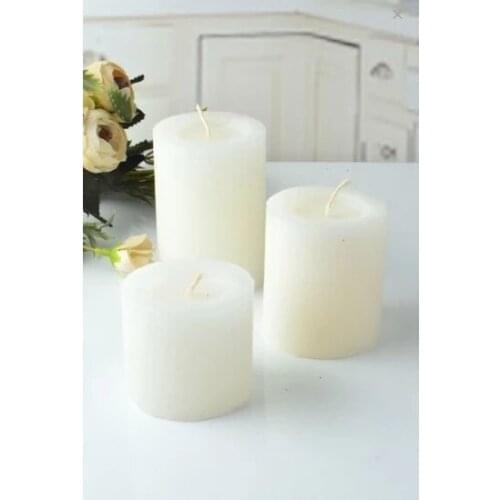 New Colors Candel Cylinder Candle 3 Pcs Set Outward Flow Corrugated candles and scents свечи и ароматы velas y aromas
