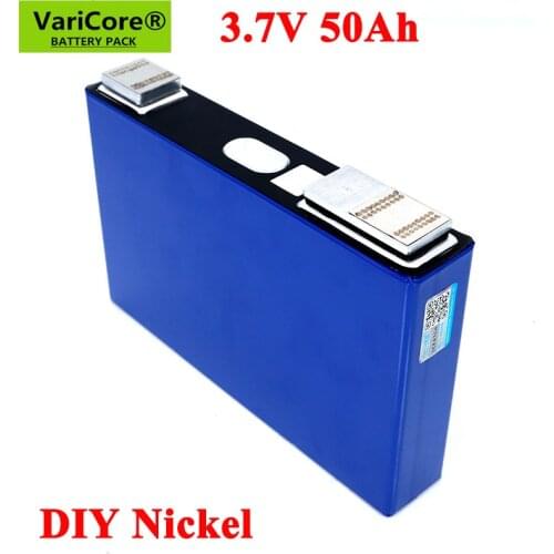 VariCore 3.7V 50Ah Ternary lithium battery for 3s 12V 24V 10s 36V 48V 50000mAh Electric bicycle batteries modification Nickel