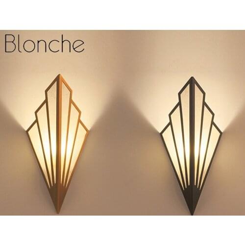 Loft Old-fashioned Fan Wall Lamp Embedded Wall Lamp LED Bedside Lamp Living Room Bedroom Lamp Aisle Lamp Bedroom Mirror Lights