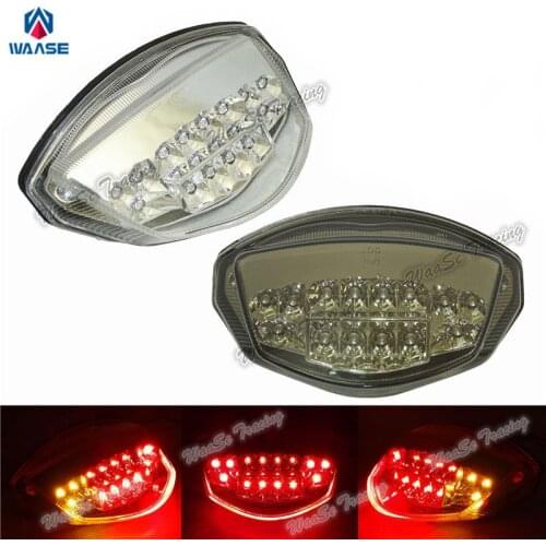 Waase For Suzuki GSR750 GSR 750 2011 2012 2013 2014 2015 2016 2017 Rear Tail Light Brake Turn Signals Integrated LED Light