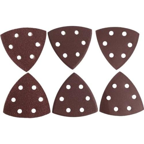 20PC 90mm Delta Sander Paper Hook & Loop Sandpaper Disc Abrasive Tools for Sanding Grit 40-2000