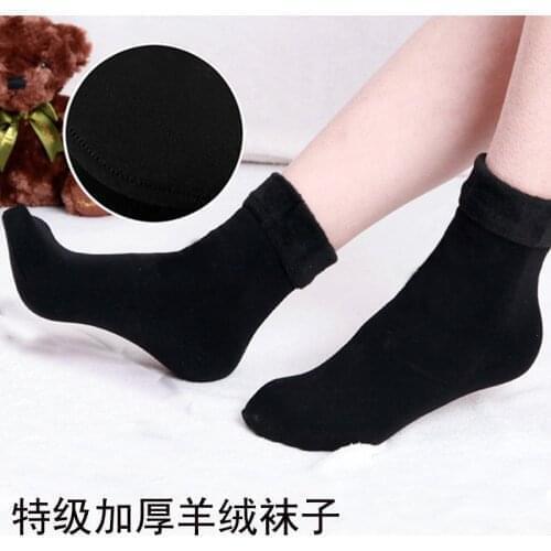 2000pairs hot sale 100%quality socks Velvet socks Keep warming women and men