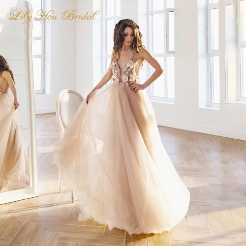 Long Prom Dresses 2020 3d Flowers Spaghetti Straps Sexy Backless Tulle Evening Party Gowns