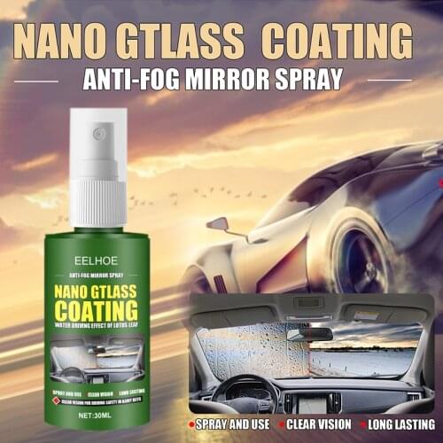 30ml Car Windshield Water Repellent Car Coating Windows Waterproof Paint Care Glass Nano Hydrophobic Coating Antifogging Agent