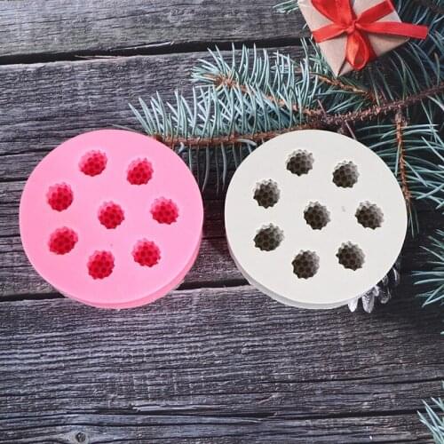 3D Raspberry Blueberry Shape Silicone Mold Sugar Craft Soap Baking ToolCake Mold Hot Hot