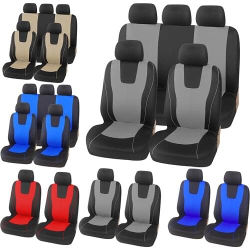 4PCS And 9PCS Universal Car Seat Cover Suitable For Most Car Decoration And Protection Seats