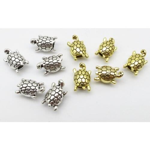 10Pcs/pack silver viking rune small Tortoise hair braid dread dreadlock beard beads tube rings for Hair women men Accessories