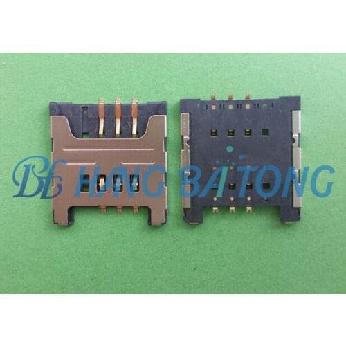 50pcs/lot New SIM card reader holder Connector for samsung Note 1 N7000 i9220 I9000 S5360 i699 3520 S6358 SIM Card Slot Tray