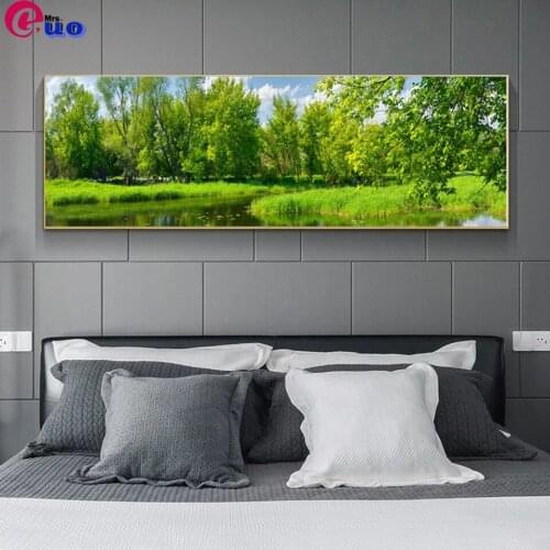 5d Diamond Painting River Bank Scenery Embroidery Landscape Full Square 5d Diy Cross Stitch Kits Home Decor Art Gift Handmade