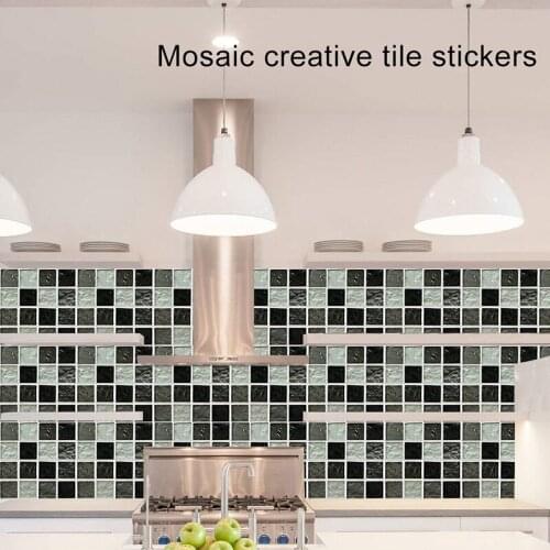 6Pcs 3D Wall Sticker Imitation Brick Bedroom Decoration Waterproof Self Adhesive Wallpaper For Living Room Kitchen TV Backdrop