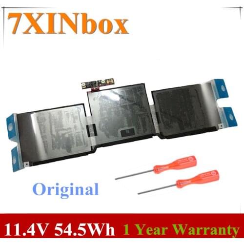 7XINbox 11.4V 54.5Wh Original A1713 Laptop Battery For Apple MacBook Macbook Pro 13 A1708 2016 MLL42CH/A MLUQ2CH/A 020-00946
