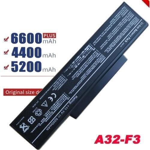 Battery A32-F2 A32-F3 A32-Z94 A32-Z96 BTY-M66 SQU-528 For Asus Z53 M51 Z94 A9T F3 F3S F3K F3T F3SV F3JR F3JA F3E F3KE free ship