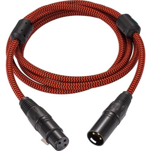 Hifi XLR Extension Cable for Amp Speaker Microphone Regular 3 Pin XLR Male to Female Balanced Cable Braided 1M 2M 3M 5M 8M 10M