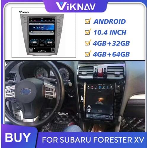 2din android car radio for Subaru Forester XV 2013 2014 2015 2016-2018 auto stereo receiver multimedia player vertical screen