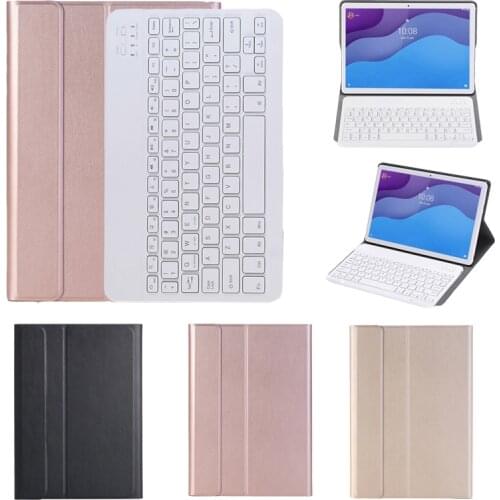 Magnet PU Leather Case with Detachable Keyboard for Lenovo Tab M10 FHD Plus 2020 Smart Cover TB-X606X TB-X606F Keyboard