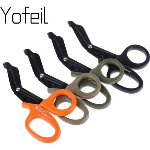 EMT Outdoor EDC gear tactical rescue Scissor trauma gauze Emergency First Aid Shears Paramedic bandage tijera rescate