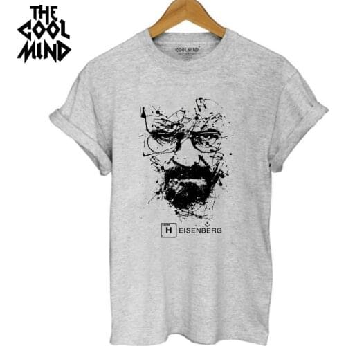 COOLMIND BR0111B 100% cotton Breaking Bad Female TShirt Summer Womens Funny T Shirt Women heisenberg Women Tops tee shirts