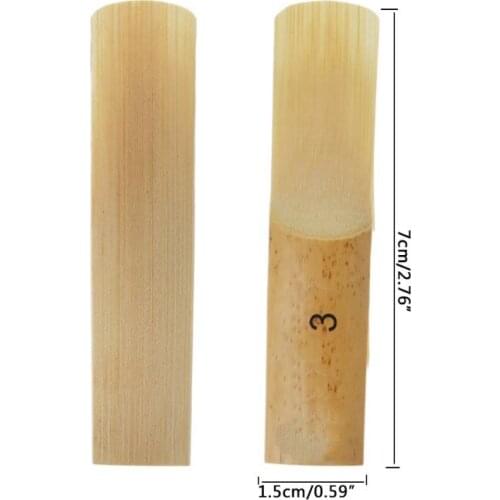 Hot 10pcs Eb Alto Saxophone Reeds Strength 2 2.5 3 Sax Woodwind Instrument Parts