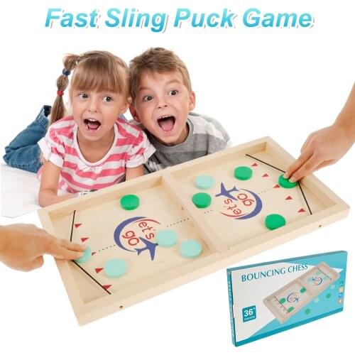 Foosball Winner Games Table Hockey Game Catapult Chess Parent-child Interactive Toy Fast Sling Puck Board Game Toys For Kids