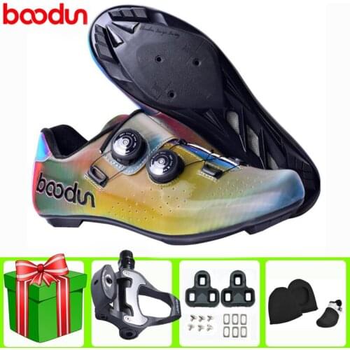 BOODUN Road Cycling Shoes Sole Bike Men New Self-locking Racing Bicycle Sneakers Women Breathable Professional Racing Bicicleta